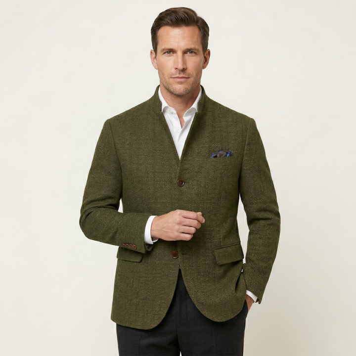 Philippe | Slim Wool Tweed Blazer