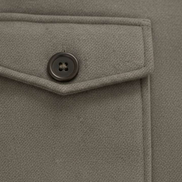 Zotique | Structured Wool Blend Overcoat