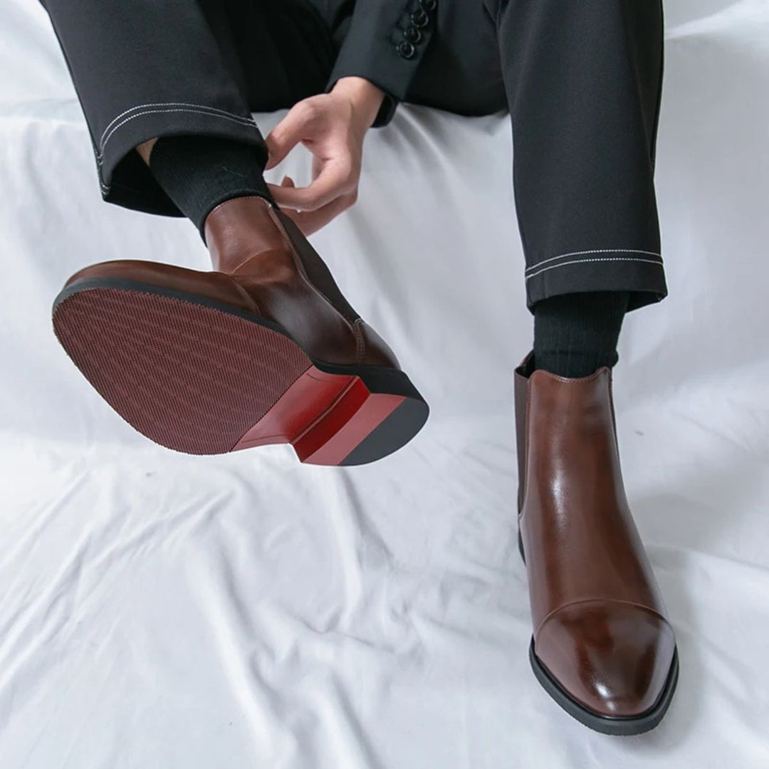 Aurele | Red Sole Chelsea Boot