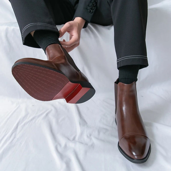 Aurele | Red Sole Chelsea Boot