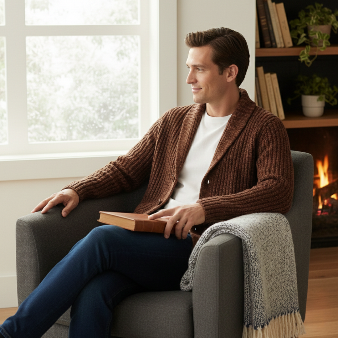 Augustin | Heavy Shawl Collar Cardigan