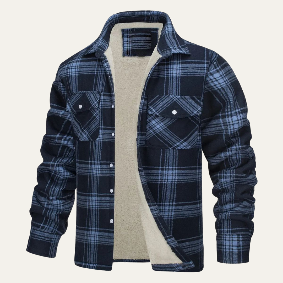 Lambert | Fleece Lined Plaid Work Jacket