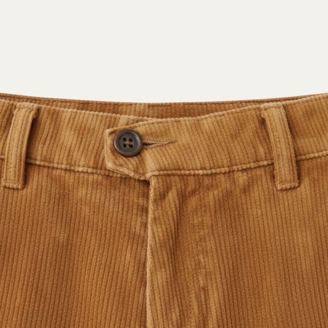 Félix | Thick Corduroy Straight Trousers