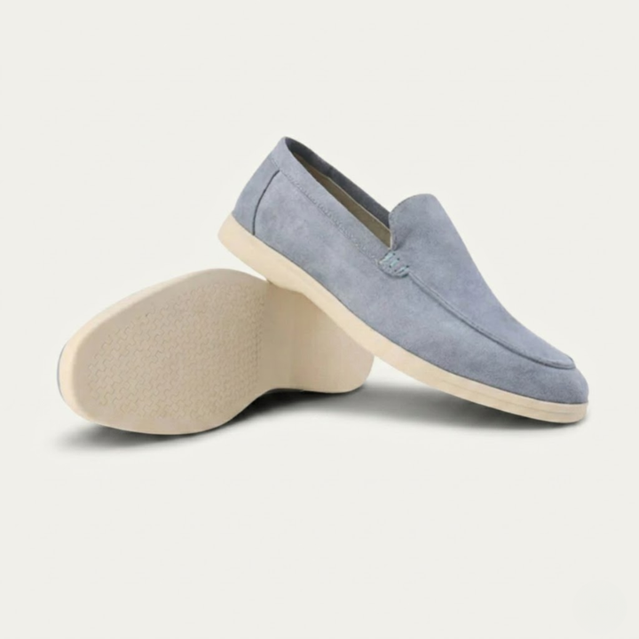 Quirin | Narrow Cut Lined Suede Loafers