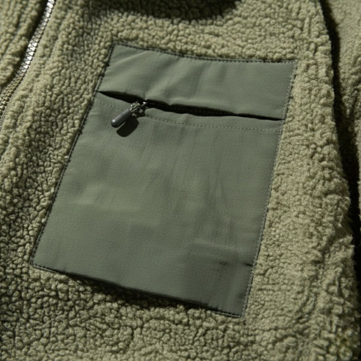 Edgar | Brushed Fleece Full Zip Jacket