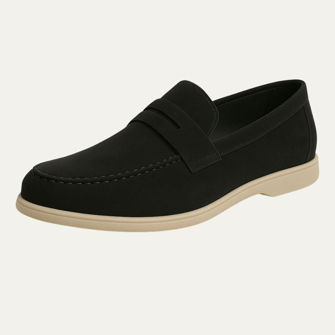 Marcelin | Matte Suede Slip On Loafers