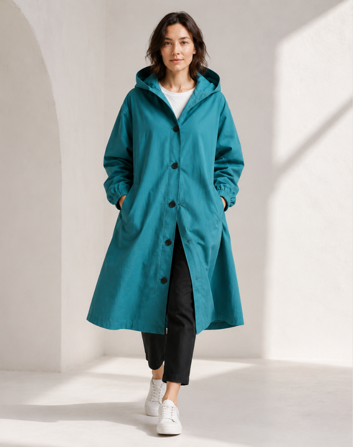 Adelaide | Hooded Water-Resistant Trench