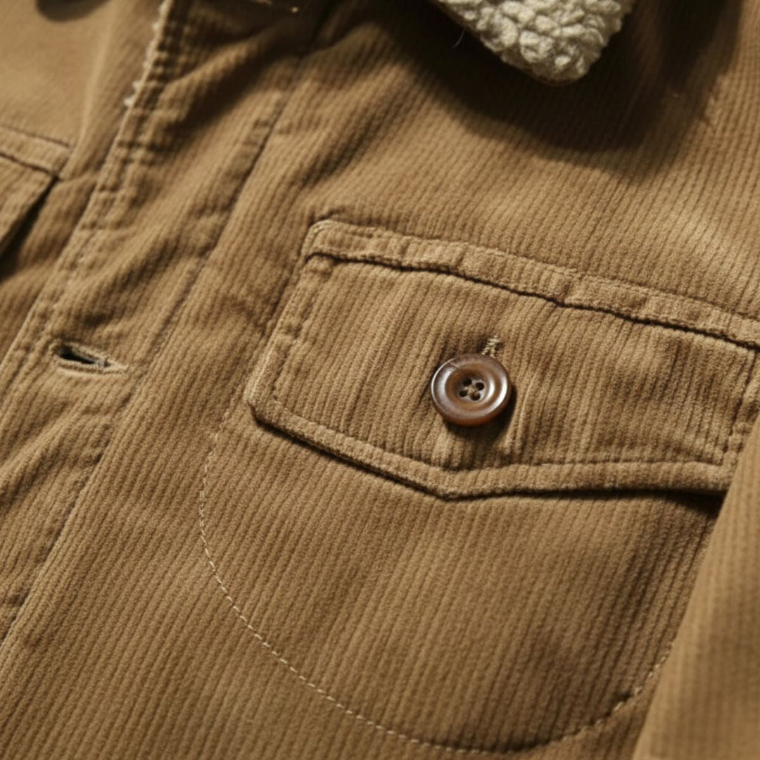 Edmond | Fleece Lined Corduroy Jacket