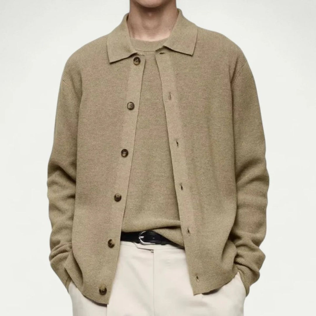 Wilfred | Lapel Collar Knit Cardigan