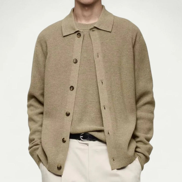 Wilfred | Lapel Collar Knit Cardigan