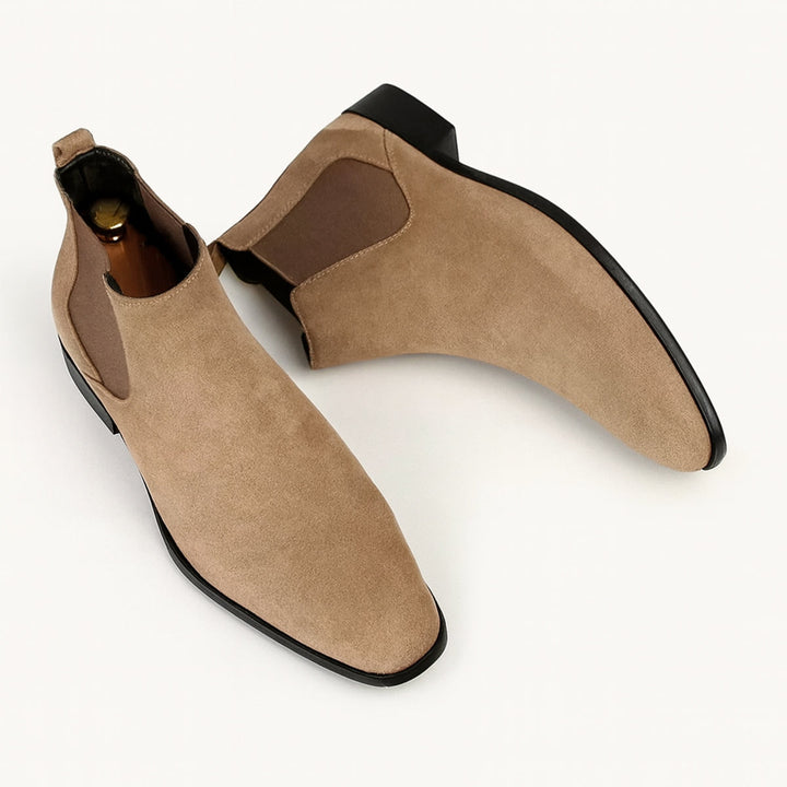 Alcide | Brushed Leather Chelsea Boot