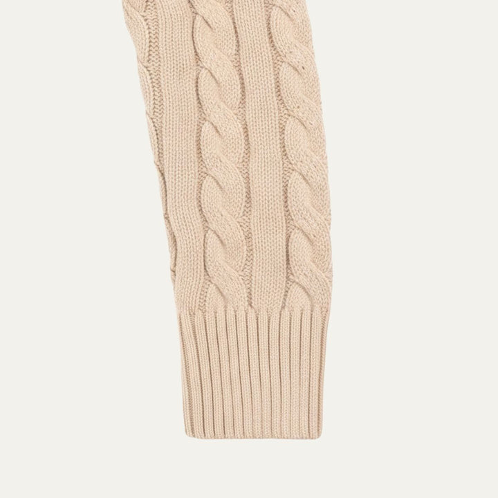 Laurier | Merino Cable Front Half Zip