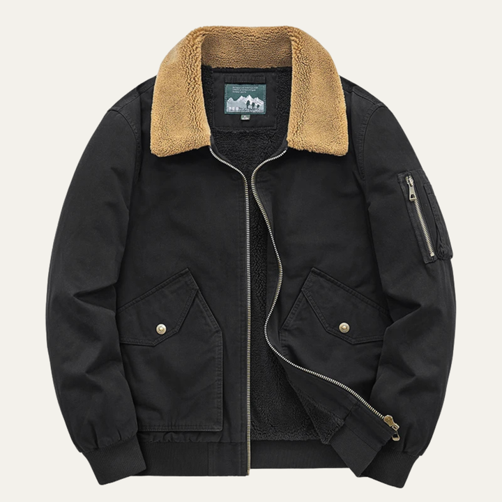 Georges | Sherpa Lined Bomber Jacket