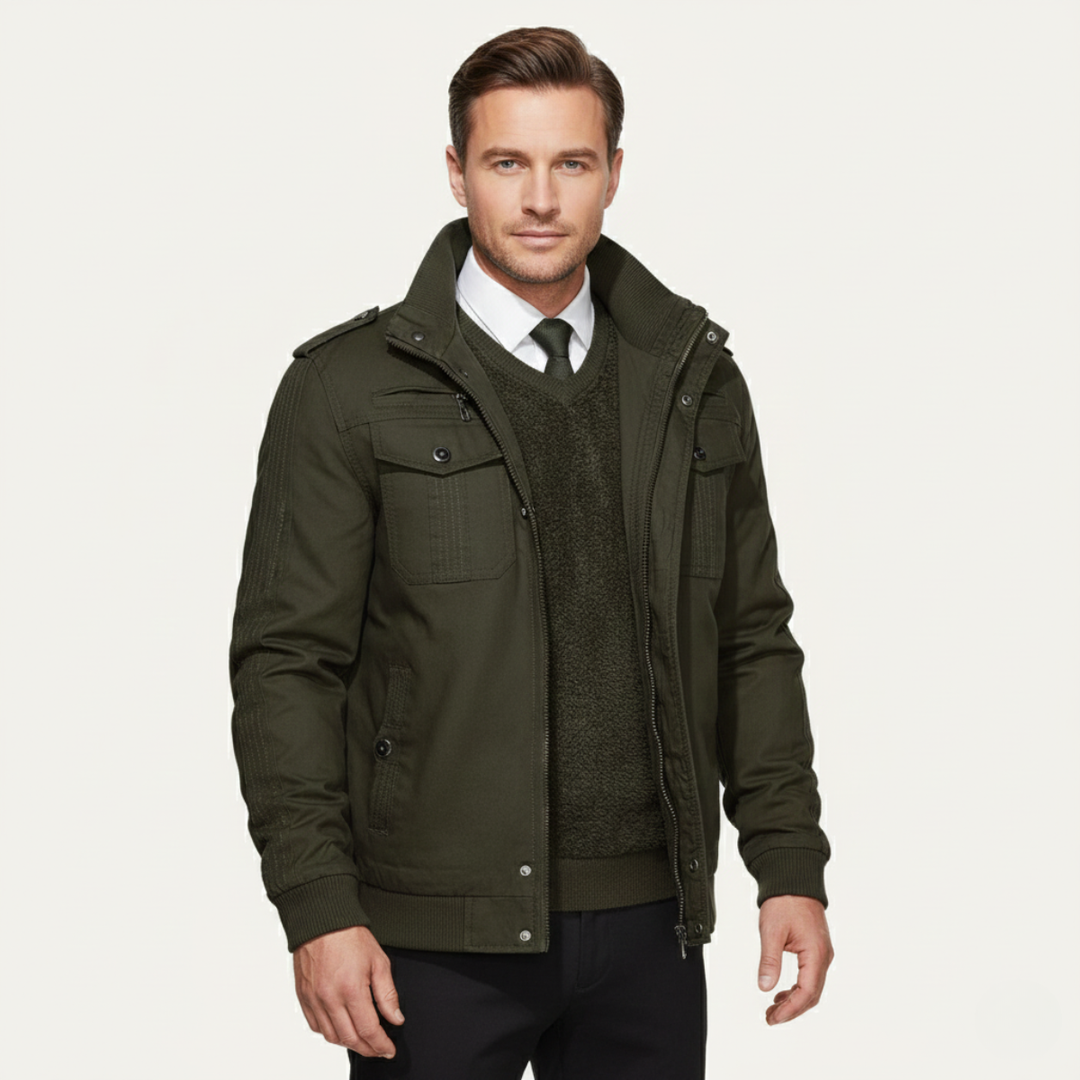 Aubert | Utility Pocket Fleece Jacket