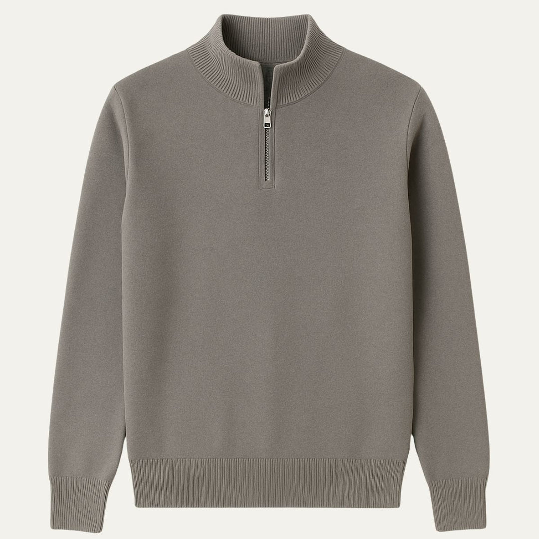 Cyriaque | 100% Cotton Half Zip Knit