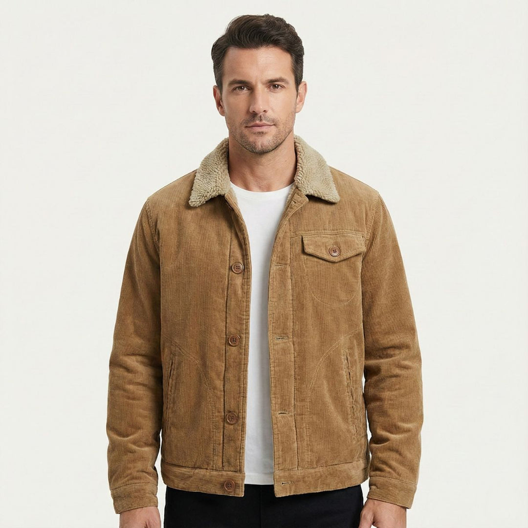 Edmond | Fleece Lined Corduroy Jacket