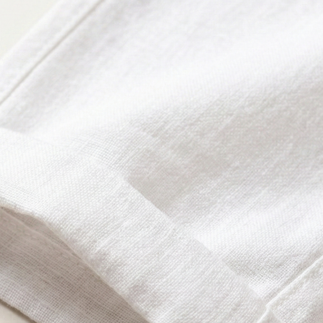 Alban | Straight Leg Cotton Trousers