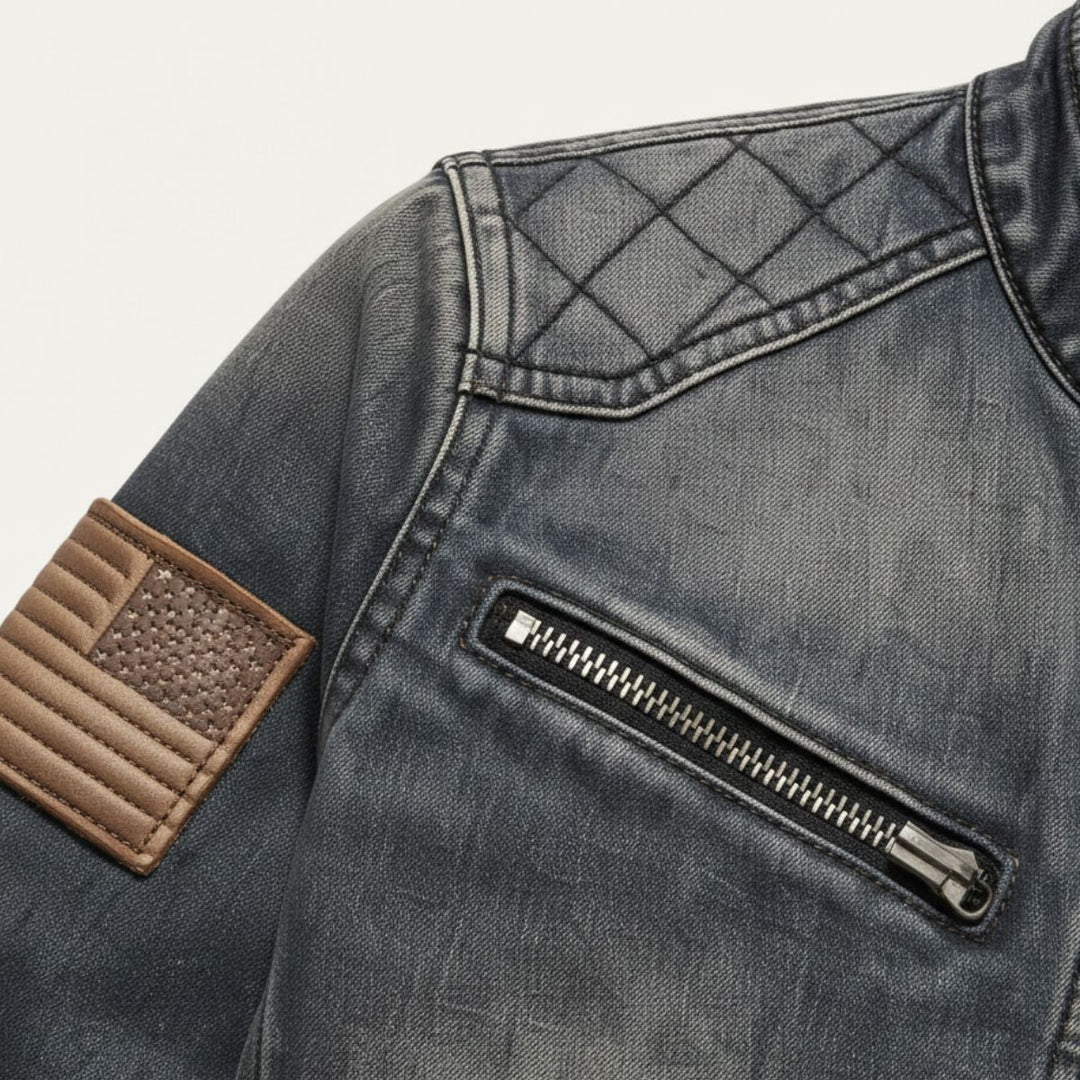 Placide | Heavy Washed Denim Jacket