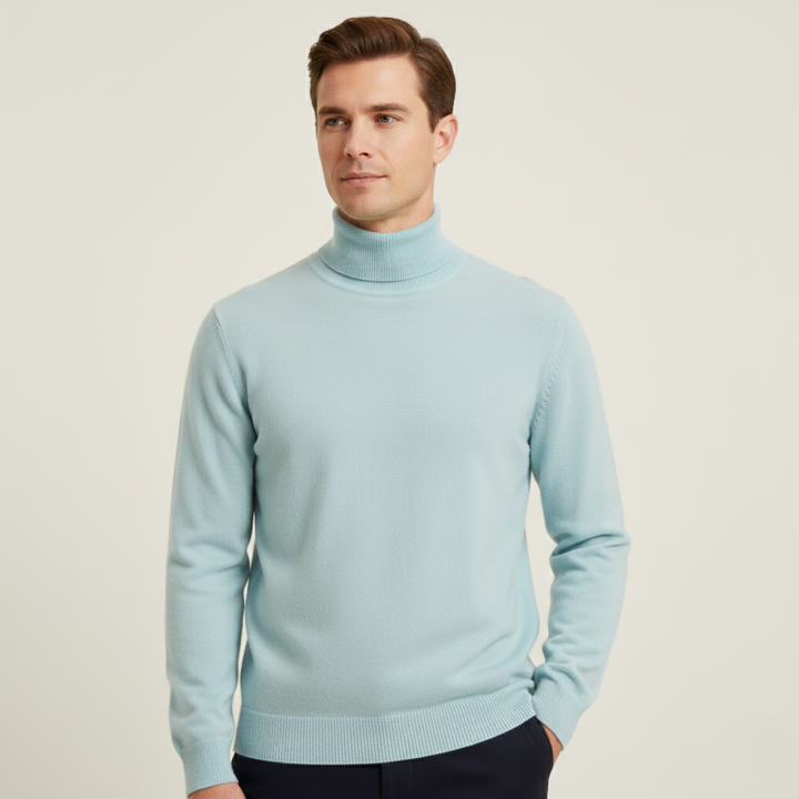 Donatien | Dense Ribbed High Neck Knit