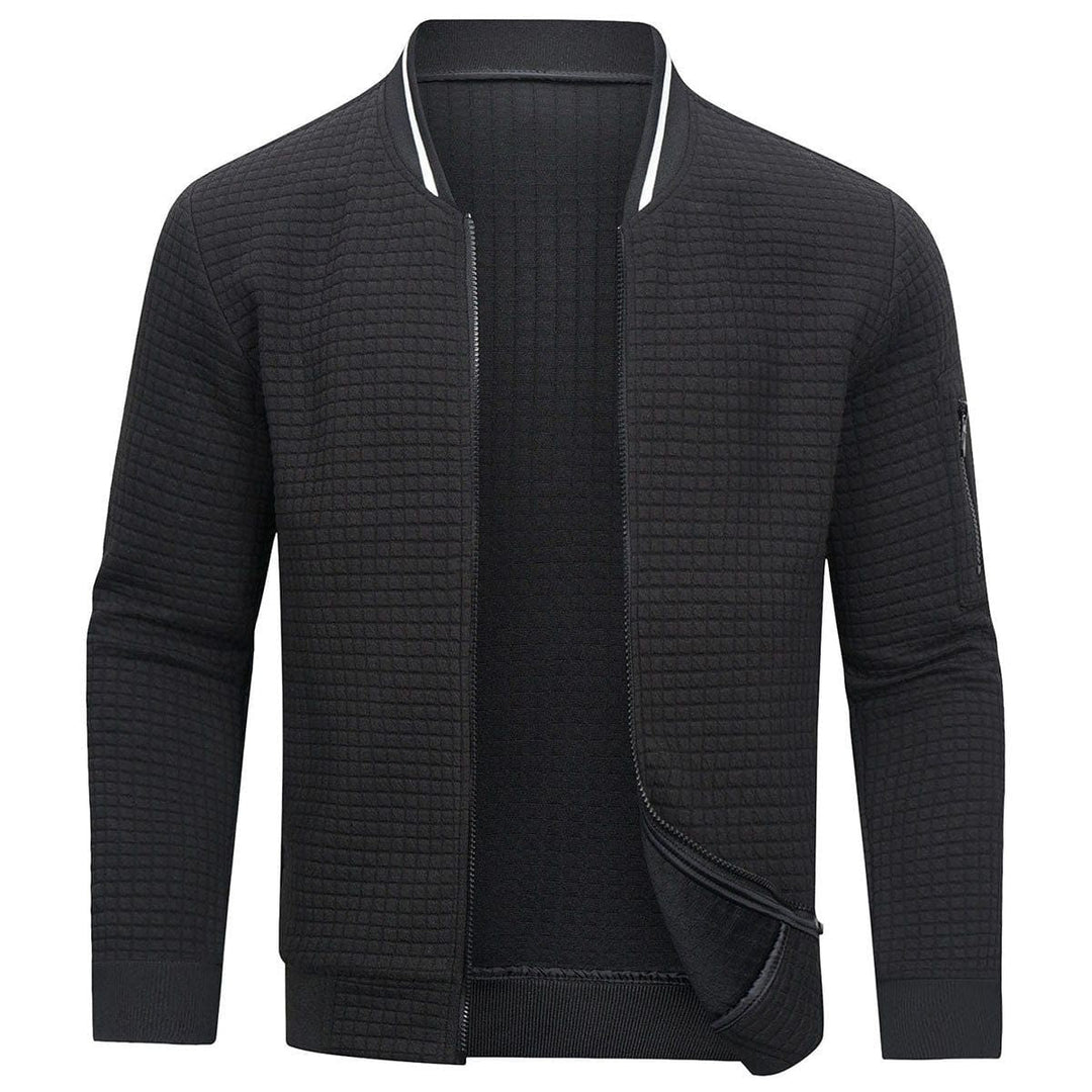 Hector | Channel Quilted Zip Jacket
