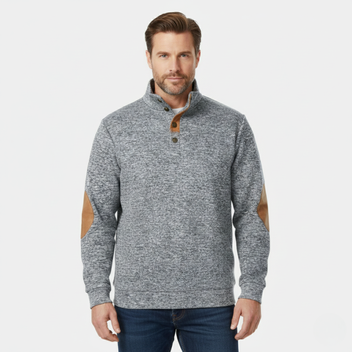 Chrysostome | Suede Elbow Patch Knit