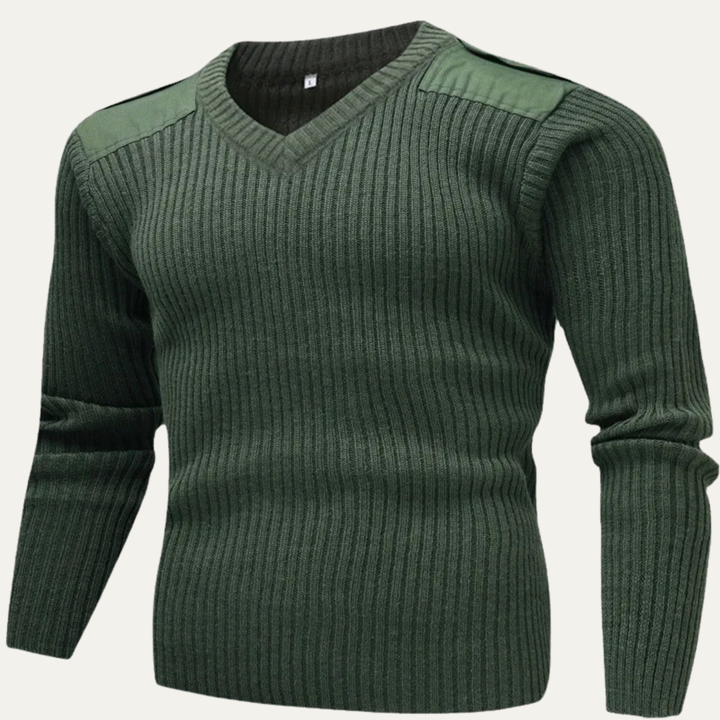 Michel | Heavyweight Ribbed Work Knit
