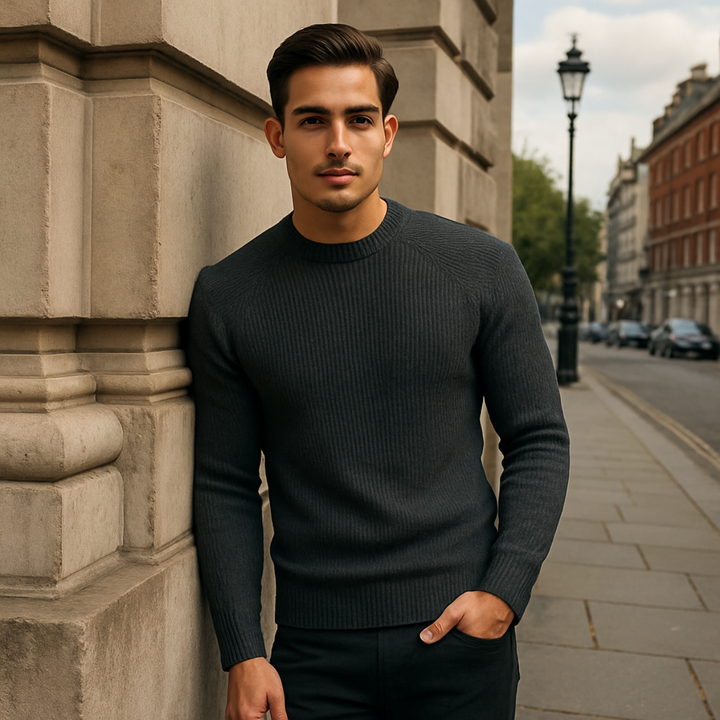 Martin | 100% Cashmere Raglan Crew Neck