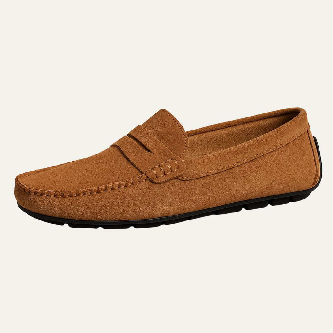 Roger | Structured Suede Loafers