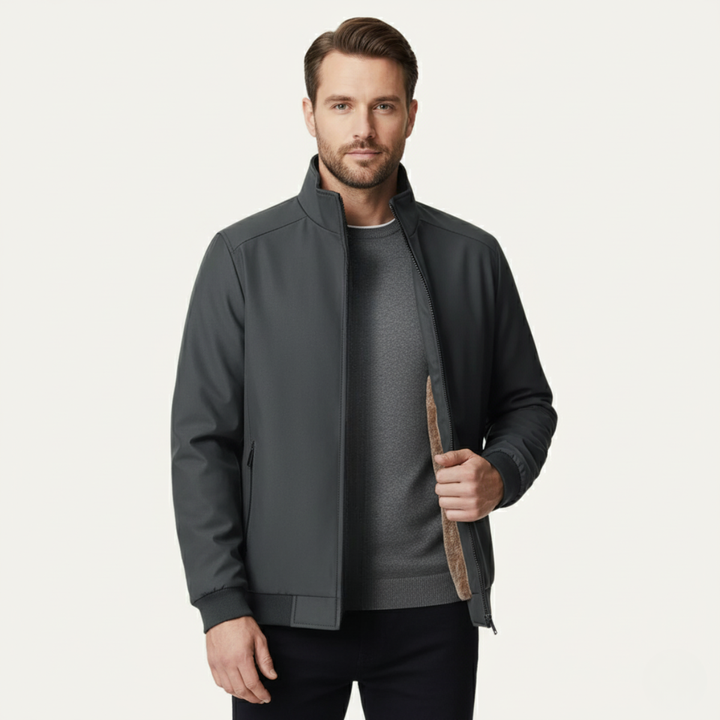 Leonce | Plush Fleece Lined Zip Jacket