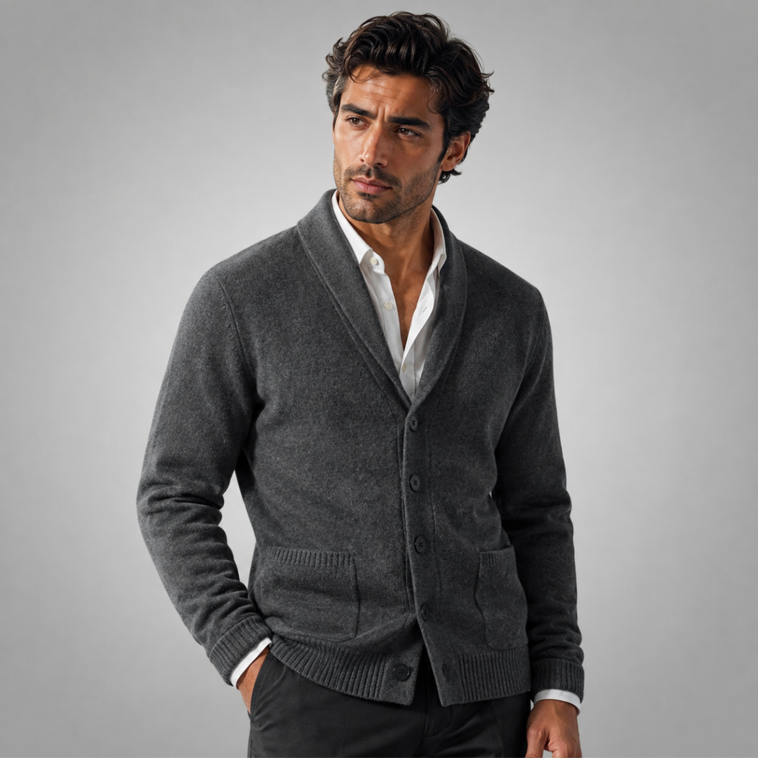 Jerome | Cashmere Shawl Collar Cardigan