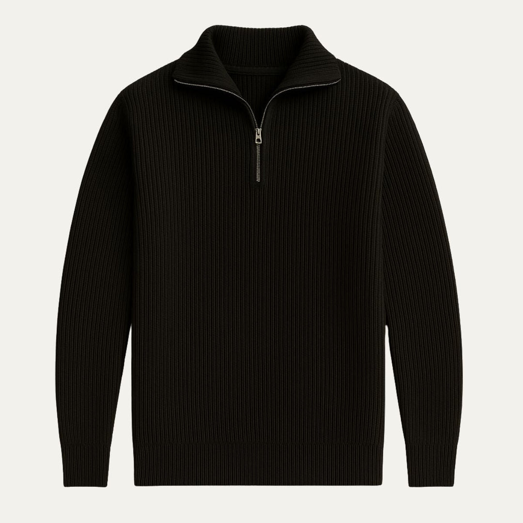 Magella | Ribbed Merino Quarter Zip