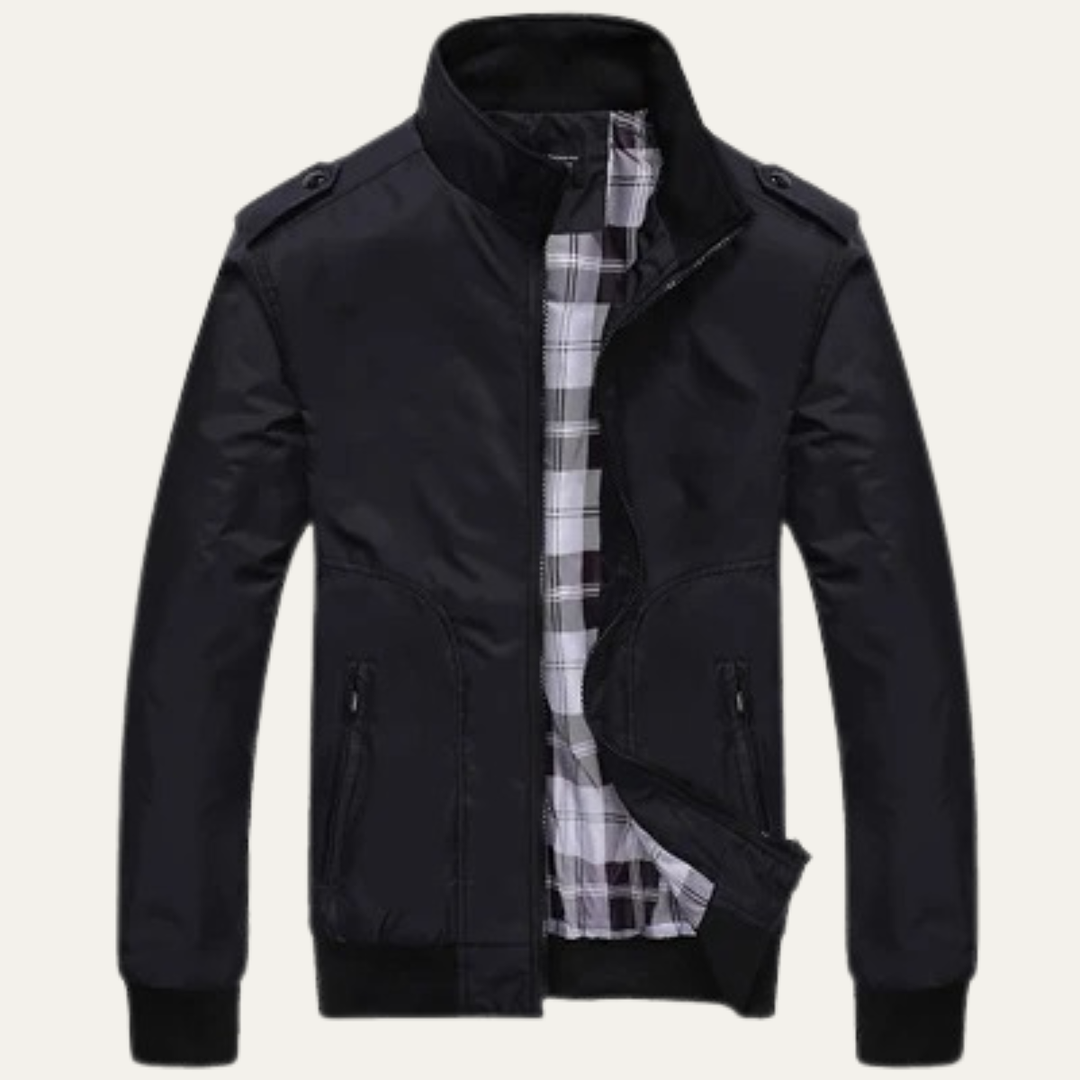 Jules | Stand Collar Bomber Jacket
