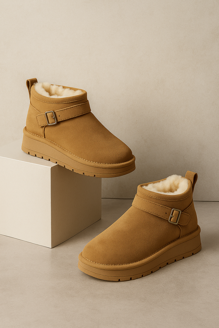 Faye | Fur-Lined Platform Snow Boots