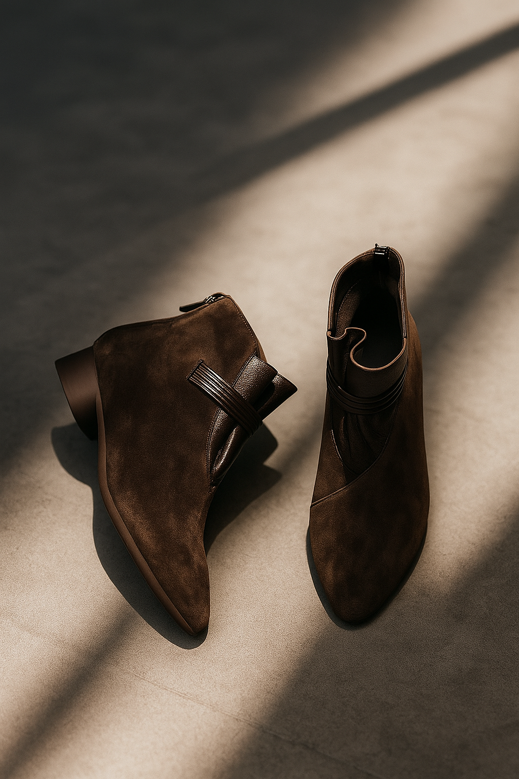 Rosemarie | Cow Suede Pointed Boots