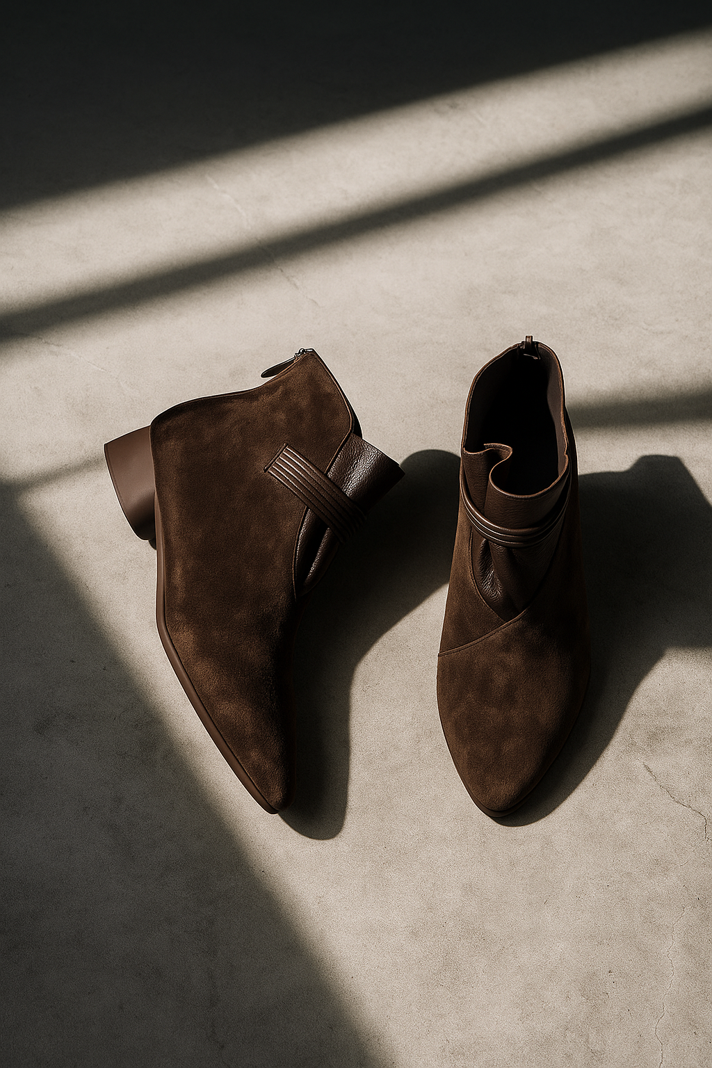 Rosemarie | Cow Suede Pointed Boots