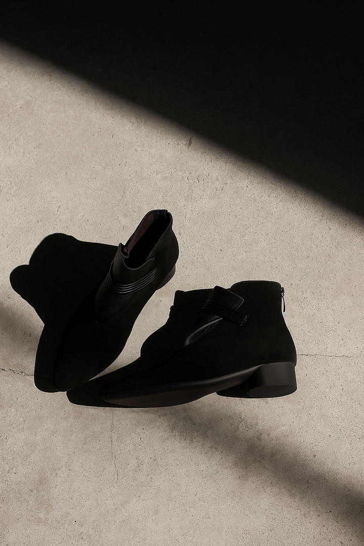 Rosemarie | Cow Suede Pointed Boots