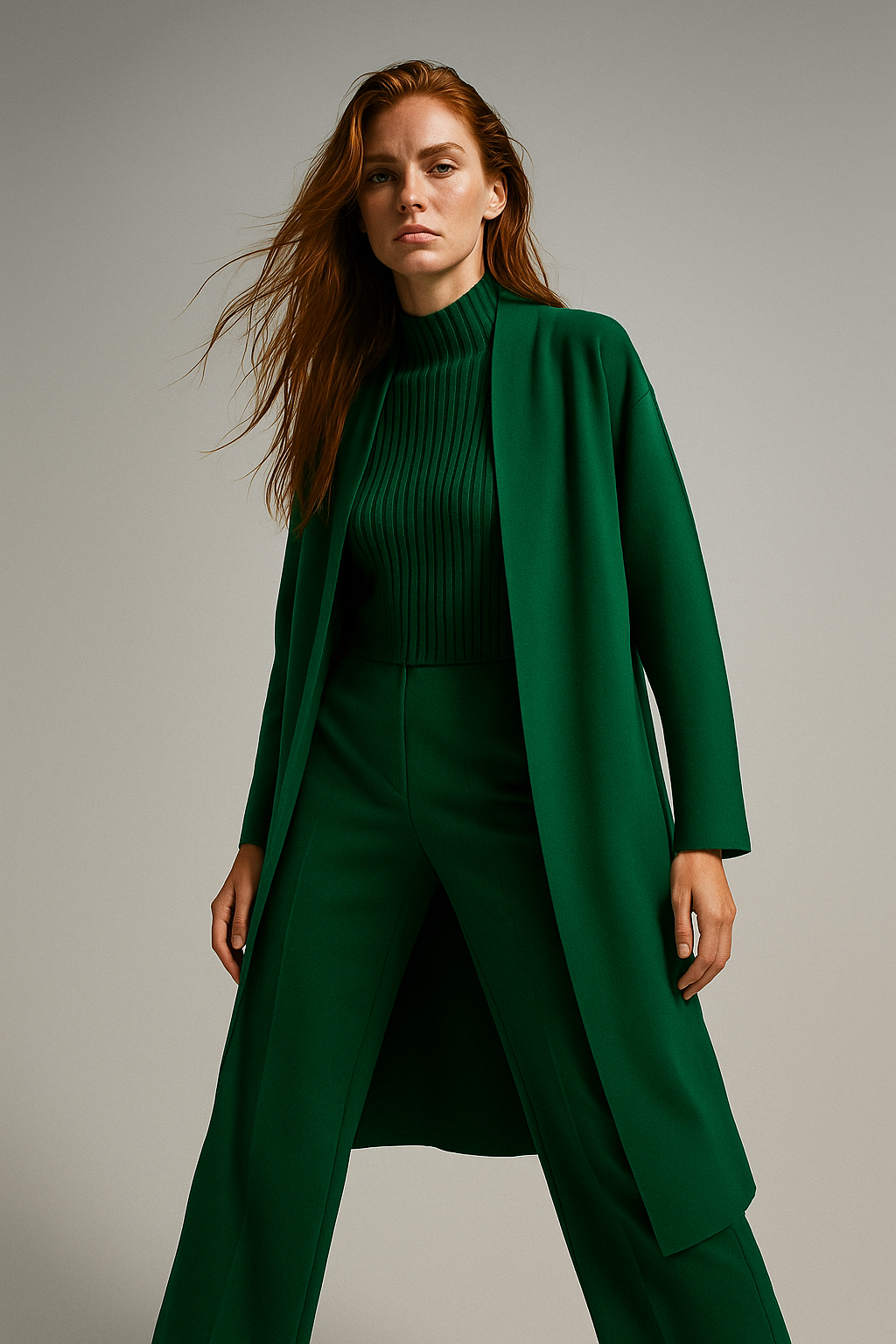 Valerie | Three Piece Ribbed Knit Set