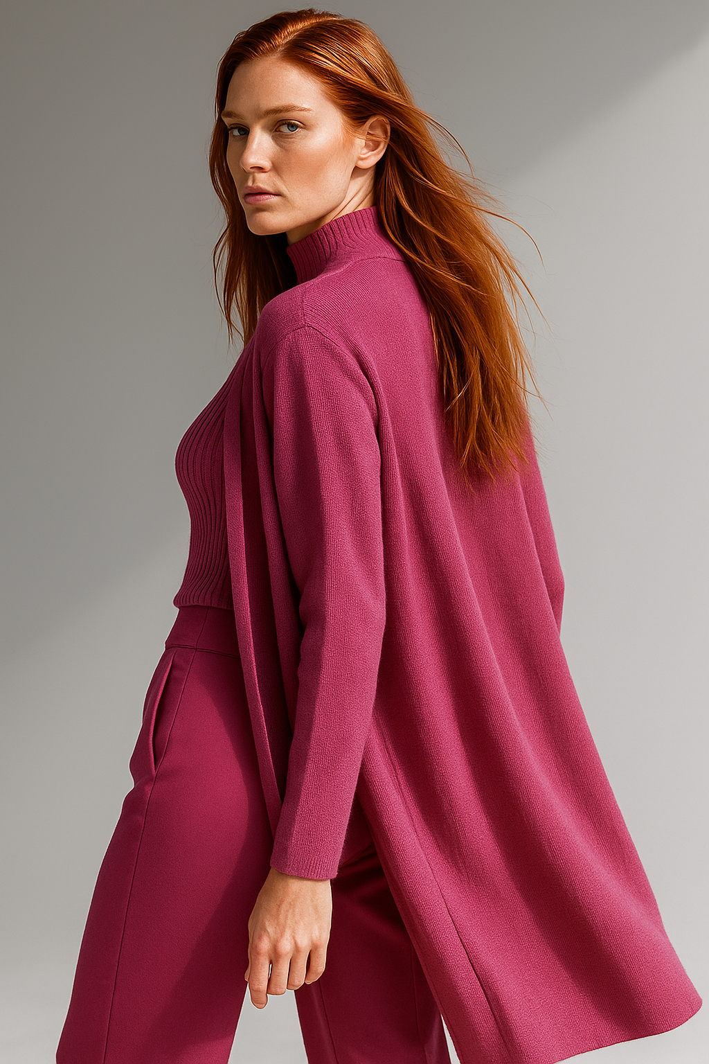 Valerie | Three Piece Ribbed Knit Set