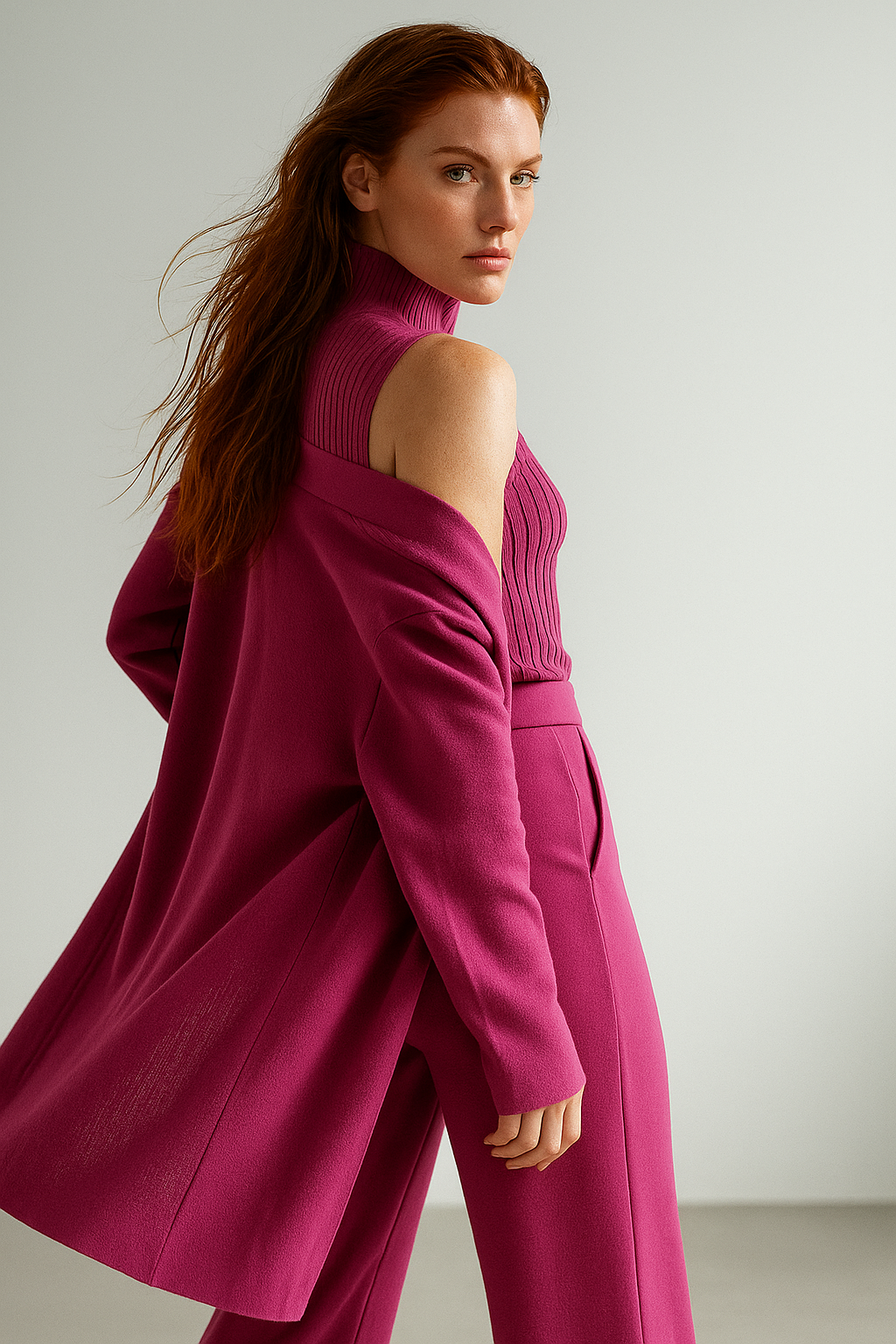 Valerie | Three Piece Ribbed Knit Set