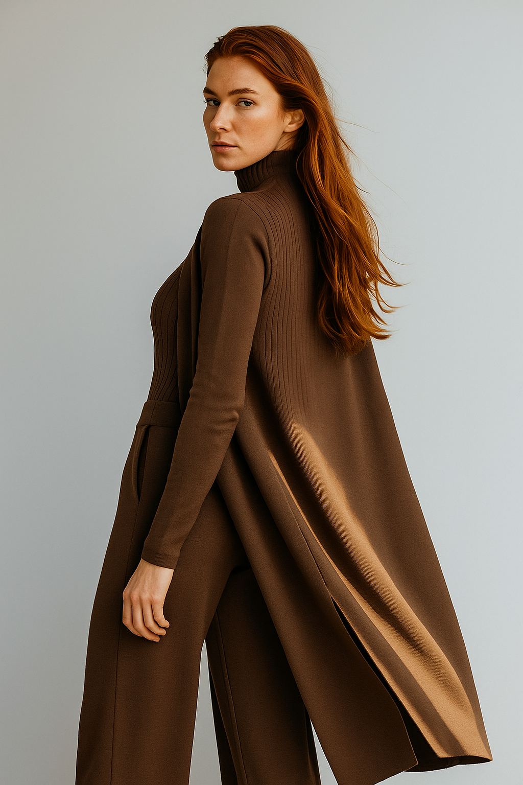 Valerie | Three Piece Ribbed Knit Set