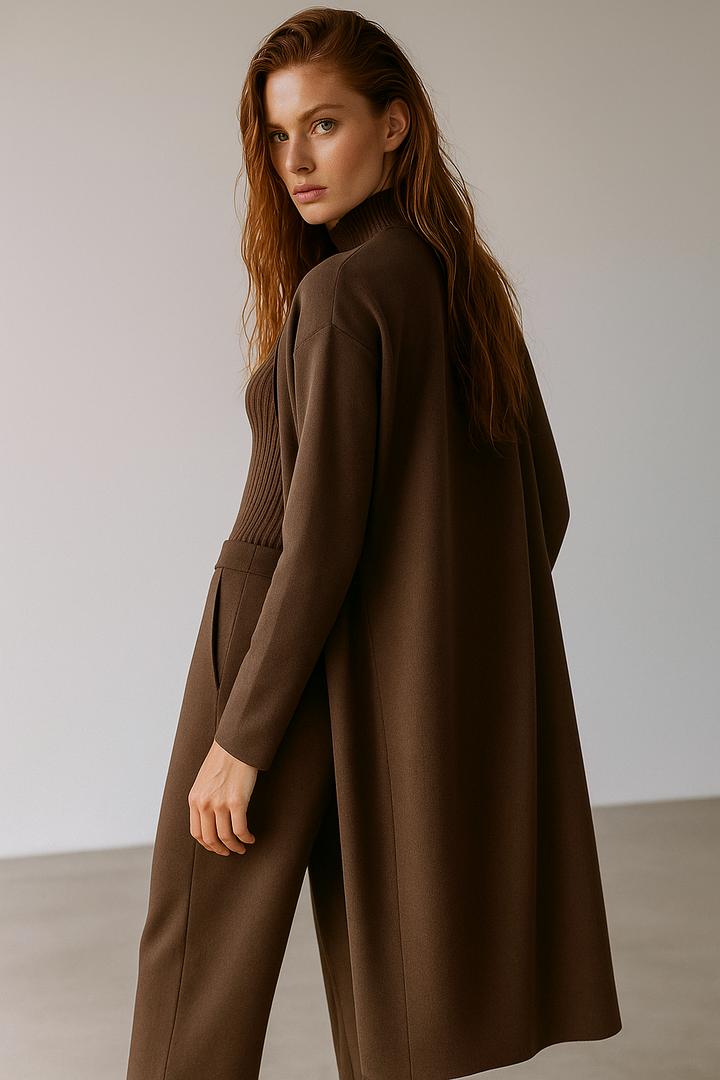 Valerie | Three Piece Ribbed Knit Set