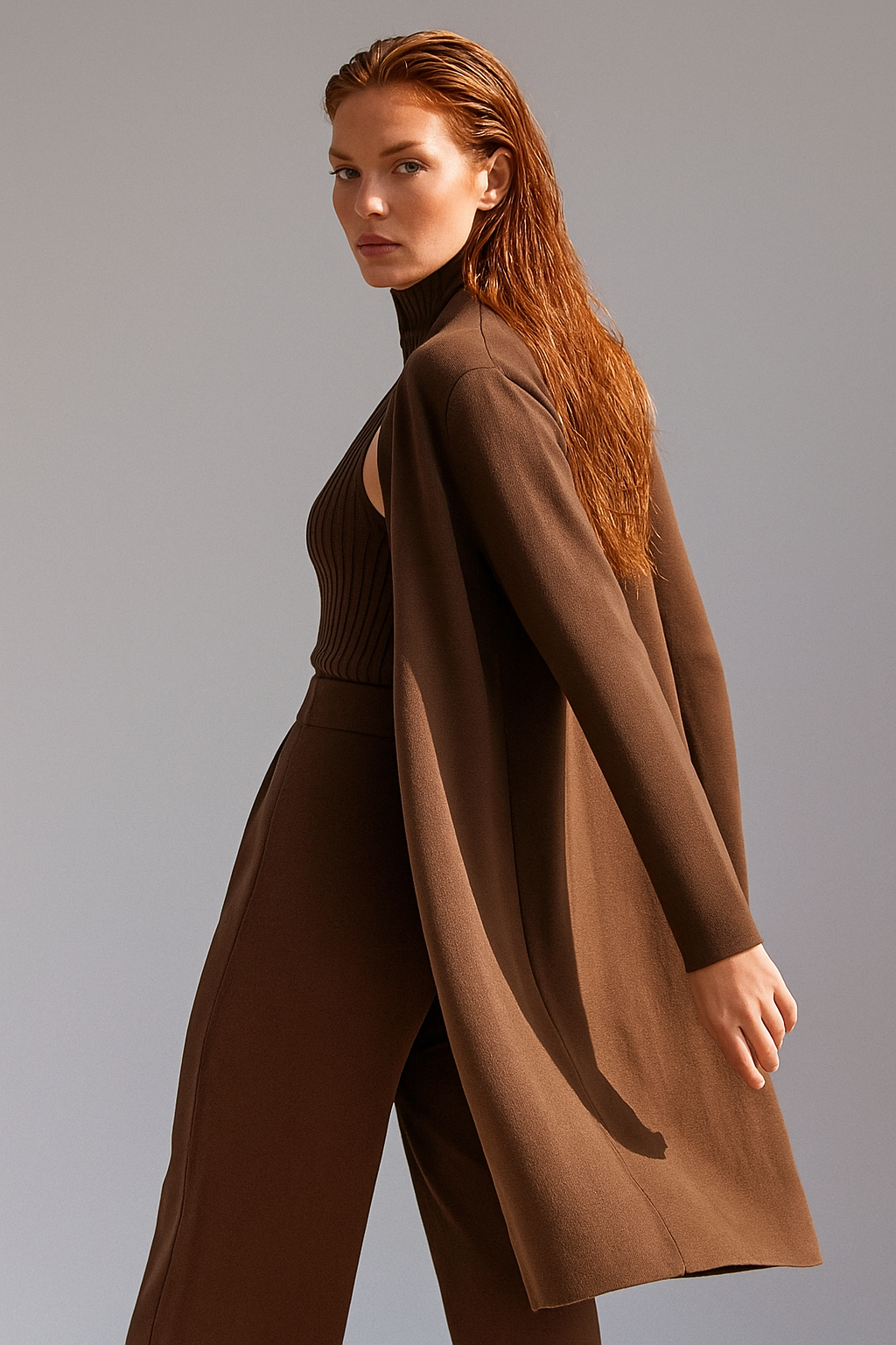 Valerie | Three Piece Ribbed Knit Set