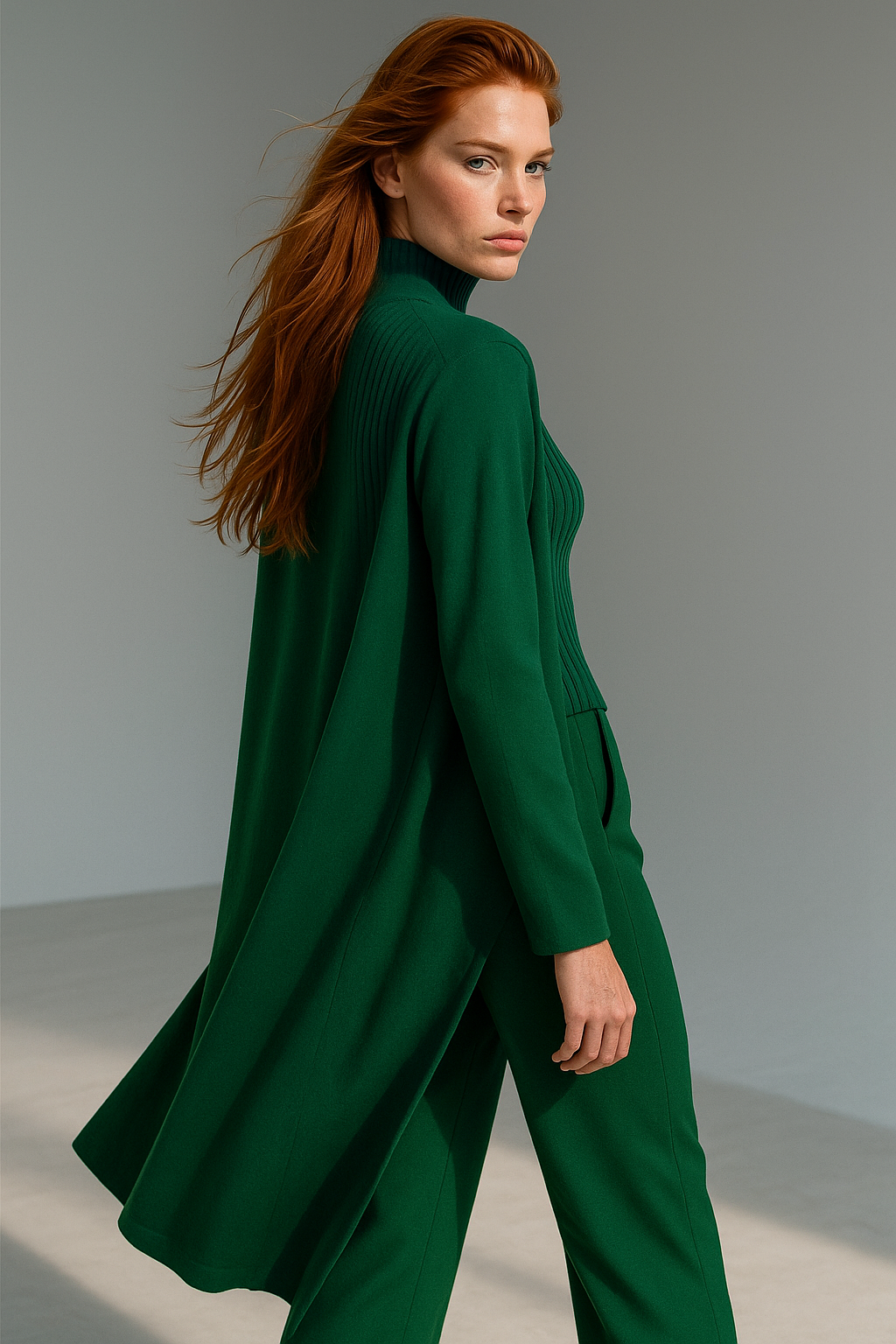 Valerie | Three Piece Ribbed Knit Set