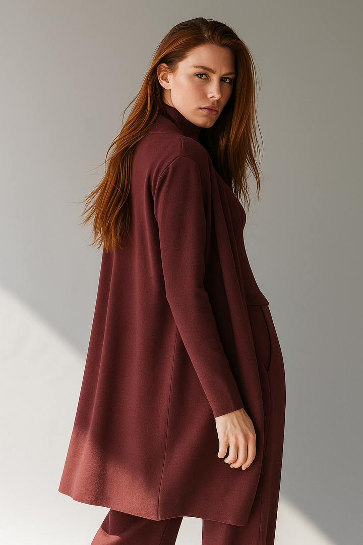 Valerie | Three Piece Ribbed Knit Set