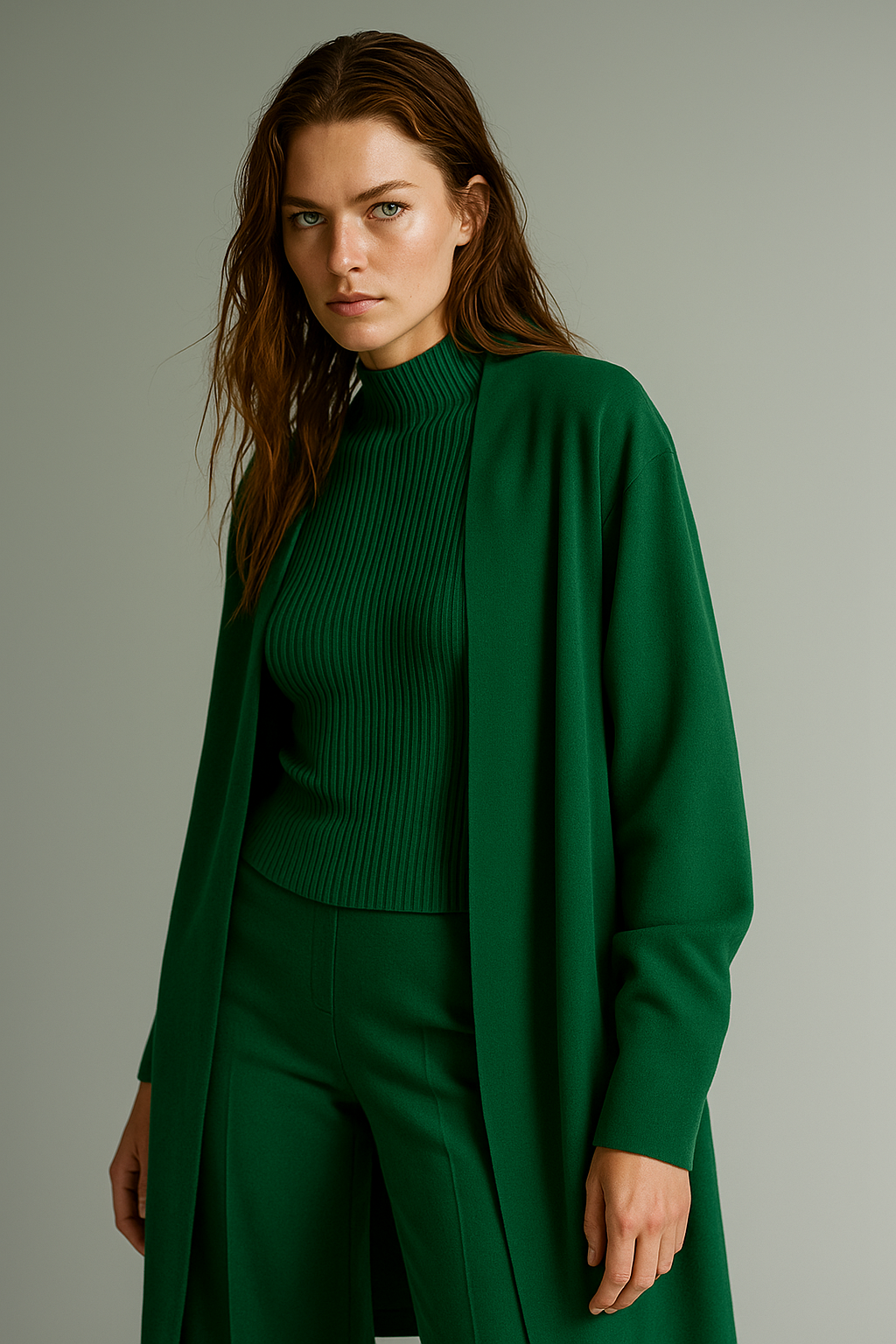 Valerie | Three Piece Ribbed Knit Set