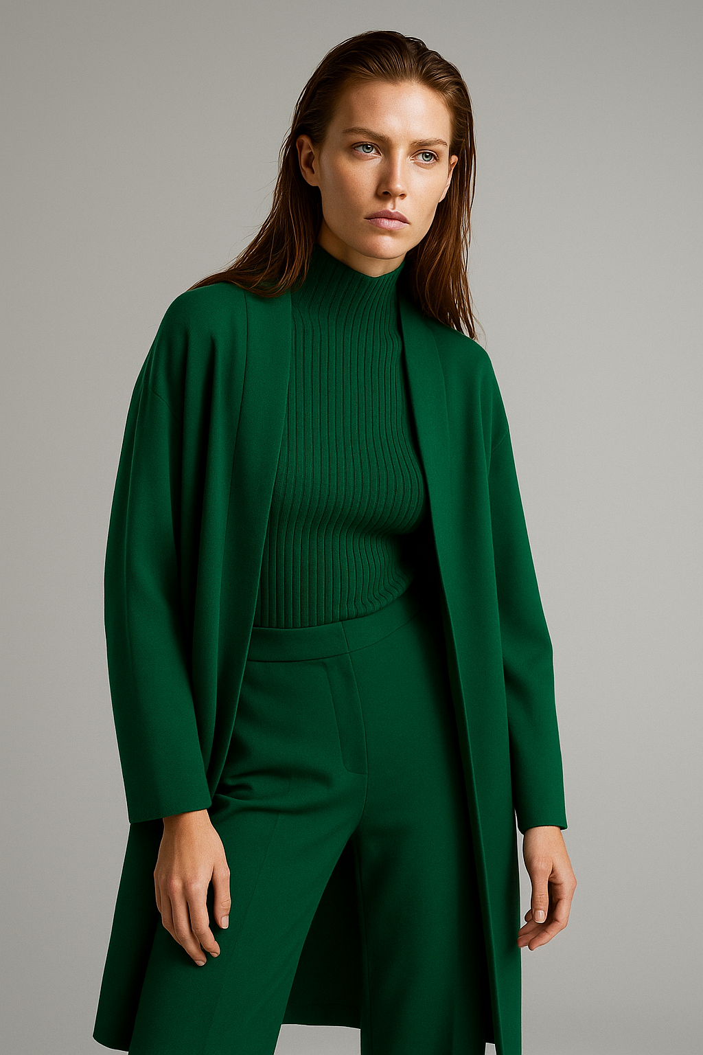 Valerie | Three Piece Ribbed Knit Set