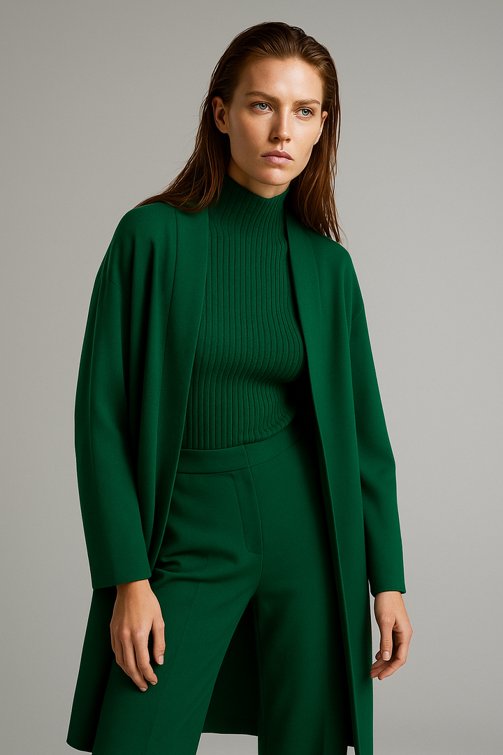 Valerie | Three Piece Ribbed Knit Set