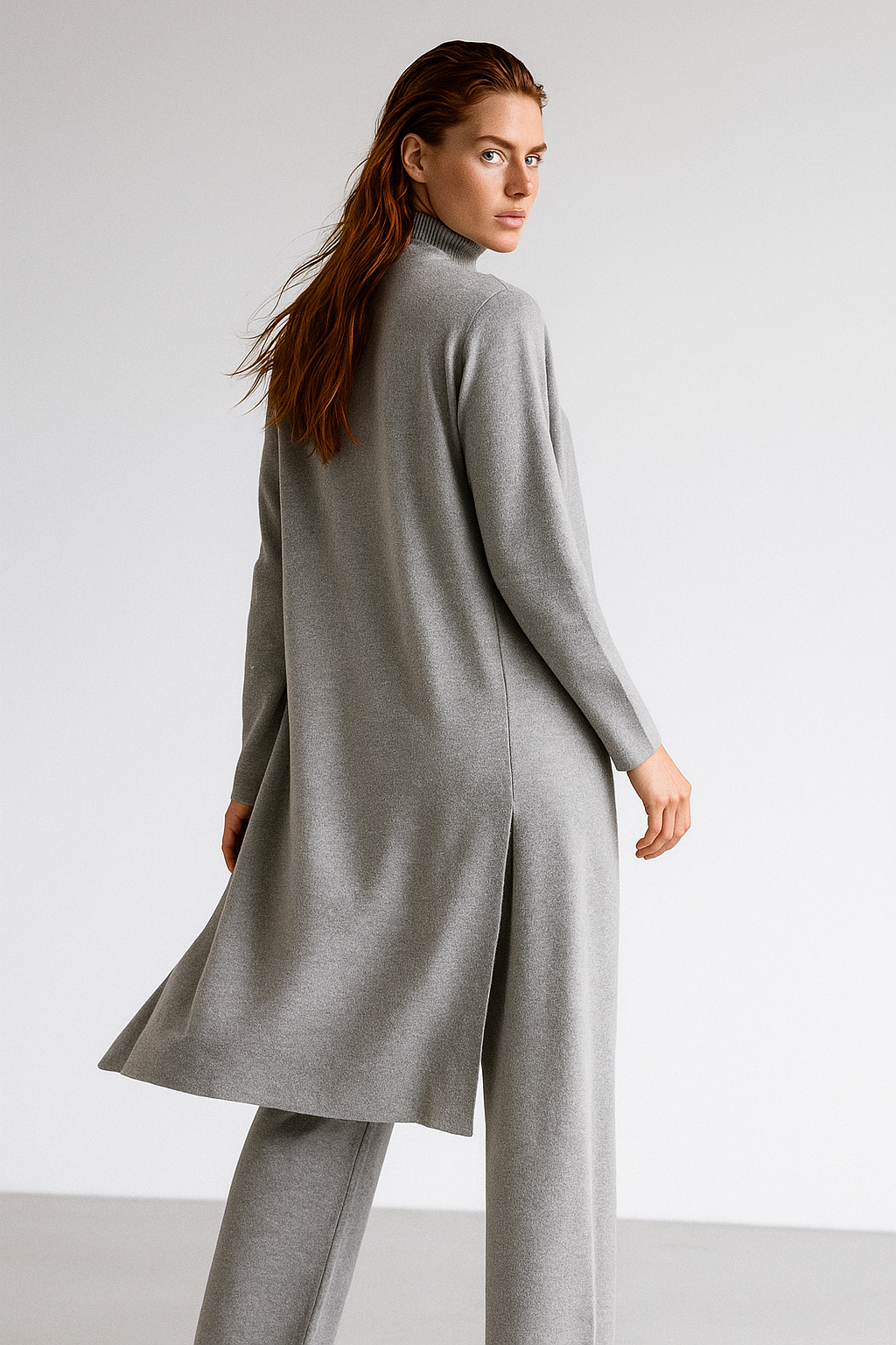 Valerie | Three Piece Ribbed Knit Set