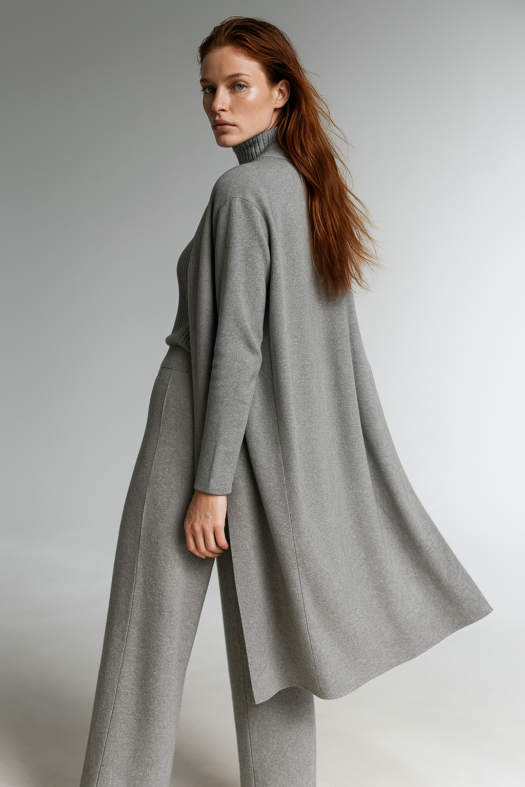 Valerie | Three Piece Ribbed Knit Set
