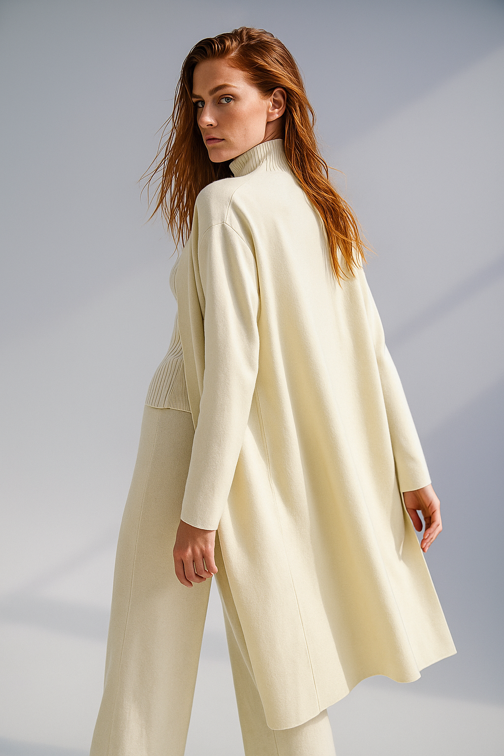 Valerie | Three Piece Ribbed Knit Set